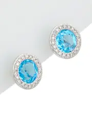 Diana M. 14K 0.11 ct. tw. Diamond & Gemstone Earrings