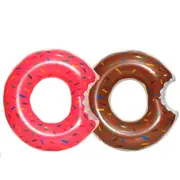 Giant Adult Inflatable Donut Pool Float Swimming Ring Lounge Bed