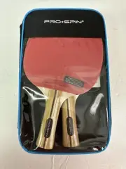 PRO-SPIN All-in-One Portable Ping Pong Paddles Set with retractable net