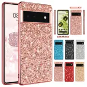 For Google Pixel 7a 7 Pro 6 Pro 8 Pro Glitter Bling Shockproof Matte Phone Case