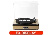 Jam Sound Bluetooth Stream+ Turntable Wooden Vinyl/Record Player w/ Speaker