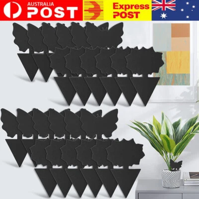 Up to 24pcs Dual Sided Strong Sticky Trap Insect Killer Fruit Fly Trap Gnat New