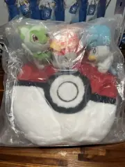 Pokemon Sprigatitio, Fuecoco, Quaxly Japanese Kuji Plush/Cushion prize "A"