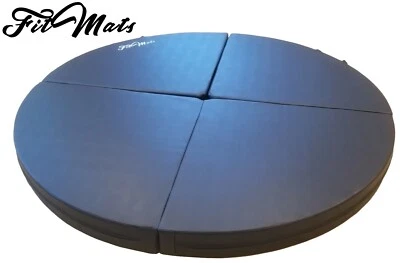 FitMat 5 Foot Multi-Use Portable Dance/Yoga Mat 3-inch EPE Foam (Black)