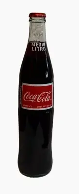 Vintage Coca Cola Bottle Coke Made In Mexico Glass Liter Unopened 1996