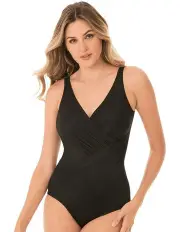 [Miraclesuit Swim] Must Have Oceanus Underwired Shaping Swimsuit in Black