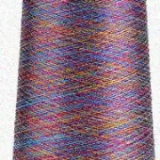 RainbowGlide Metallic Embroidery Thread - 3000m Spool for Sewing Machines