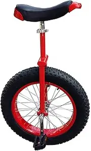 20 Inch Adults Unicycle for Tall People Height from 170-180Cm, Heavy Duty Big Wheel Unicycle with Extra Thick Tire, Load 150Kg/330Lbs Durable TDF