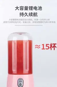 在飛比找有閑購物優惠-【15天鑑賞一年免費換新】 6葉最強版 迷你榨汁機 隨身果汁