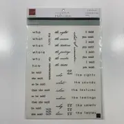 Creative Journaling Love Notes Words Lettering Rub-On By Chatterbox