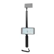 Super Long Extendable Pole Aluminum Alloy Selfie Stick Monopod for Insta360 ONE X / EVO, Cellphone, Length: 45cm-200cm(Black)