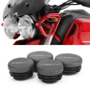 Frame End Caps Frame Hole Cover Caps Plug For Moto Guzzi V85TT V85 TT 2019-