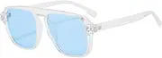 [Generic] And Glasses Mens Womens Retro Big Frame Vintage Rapper Sunglasses Eyewears Costumes That Will Come before Halloween