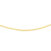 9ct Yellow And White Solid Gold Two Tone 8 Side Diamond Cut Franco Chain