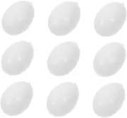 Generic 30Pcs Hatching Simulation Pigeon Eggs Durable Fake Eggs for Bird Reproduction Realistic Design for Bird Health and Breeding Needs