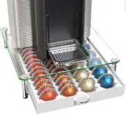 Decobros Vertuo Pod Holder Vertuoline Drawer Storage for Coffee Capsules, Crysta