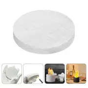20 Pcs Tabletop Fire Pit Ceramic Wool Wick Sponge Fire Wick Fireplace Wool