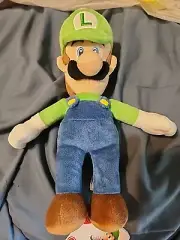 Super Mario Bros Luigi 11” Plush Nintendo All Star Little Buddy 2017