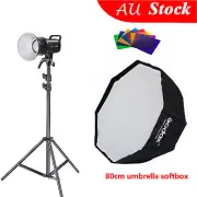 Godox SL100D 100W 5600K LED Video Light Continuous Light+ 80CM Softbox+Stand