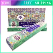 New Moon Hand of Fatima Incense Sticks Hand Rolled Masala Box of 12 Packets