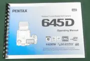 Pentax 645D Operating Manual: 108 Pages & Protective Covers!