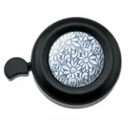 Delicate Hand-Drawn Lace Pattern Hearts Bicycle Handlebar Bike Bell