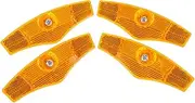 ARTSEWPLY 4pcs Reflectors for Enhanced Night Safety Easy Install Reflective Wheel Accessories for Mountain and for Increased Visibility