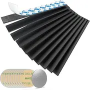 Magnetic Strips Adhesive Backing Magnet : Heavy Duty Sticky Magnet for DIY Projects - 10 Pack with Metal Plates - Cut to Shape - Strong Hold & Durable Ideal for Tool Racks (10Pcs) (6×1inch ×10Pcs)