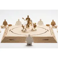 在飛比找樂天市場購物網優惠-【寺田模型】建築紙模型57 相撲 土俵 力士 手作DIY 交