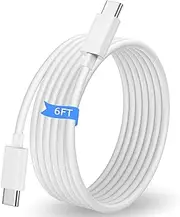 [iMangoo] USB C to USB C Cable 6ft for Google Pixel 9 Pro XL 8a 8 7a 7 6a, 45W Max 30W PD C to C Cable Fast Charging High-Speed Data Transfer Type C to Type C Cord for Car Charger Power Bank Laptops