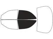 Avery Dennison NR Nano Ceramic IR Window Tint Kit Compatible with Mazda 929 1992