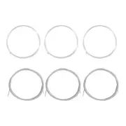 5X( Classic Guitar Six Strings SC12 Nylon Silver Plating Set Super3297