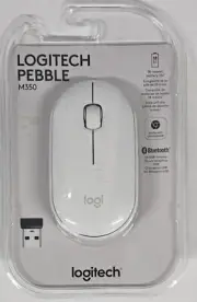 Logitech Pebble M350 Wireless Mouse Bluetooth 2.4GHz Receiver Silent Slim PC/Mac