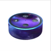 Skin Decal for Amazon Echo Dot (2nd gen) / space gasses purple cloud