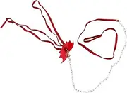 VANZACK Turtle Harness Wing Reptile Harness Leash Red l Size Comfortable Chest Collar Anti-bite Chain Great for Outdoor Activities Sturdy Rope