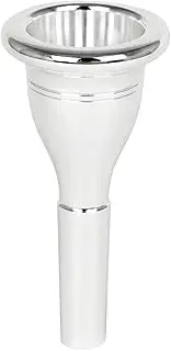Labymos Tuba Mouthpiece Solid Durable Brass Construction Silver Plated Musical Instrument Aessories