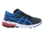 Asics Gel-Quantum 90 2 Boys Shoes Size 1.5, Color: Black/Blue