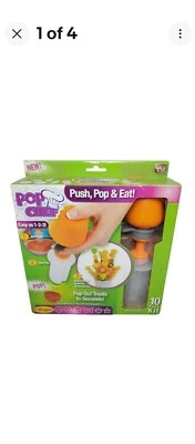 Pop Chef Push, Pop & Eat 10 Piece Kit As Seen On TV New In Box