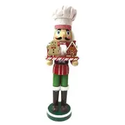 15 Inch Christmas Nutcracker Wooden Ornaments Christmas Decorations White