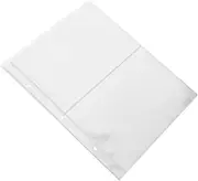 COMPUKAS 1Bag Transparent Bags Currency Holder Sleeves for Stamp Display Book Pages for Banknote Collection Soft Protective for Storing World