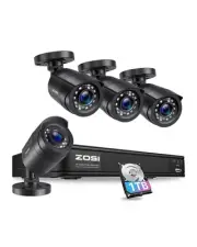 3K 5MP Lite Home Security Camera System with AI Human Vehicle Detection, H.26...