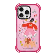 iPhone 16 Pro Bounce Case MagSafe Compatible Red Dog Walker