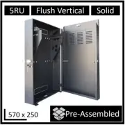 LDR Assembled 5U Flush Wall Mount Vertical Cabinet (570mm x 250mm)