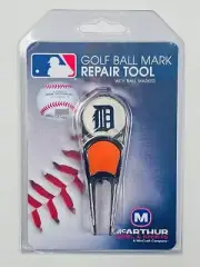 MLB DETROIT TIGERS DIVOT TOOL and BALL MARKER