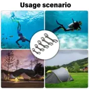 Scubas Diving Double Ended Snap Hook Quickly Link Carabiner Scubas Triggers Clip