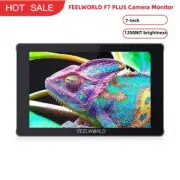 FEELWORLD F7 PLUS 7" DSLR Camera Field Monitor 4K 1200nit Camera Monitor HDMI