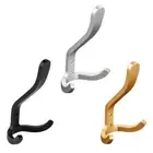 Waterproof Robe Hook Black Golden Silver Coat Rack Hanging Key Holder Toilet