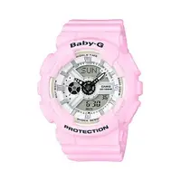 在飛比找蝦皮商城優惠-CASIO BABY-G 甜心沙灘漾色雙顯女錶-粉紅(BA-