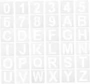 OHPHCALL 36pcs Painting Template DIY Art Shape Letter Painting Stencils Large Letter Stencils Alphabet Reusable Designs Letters for Craft Paper Templates Letter Stencil for Painting The Pet