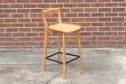 Inverloch Bar Stool - Solid Messmate Timber Frame & Timber Seat
